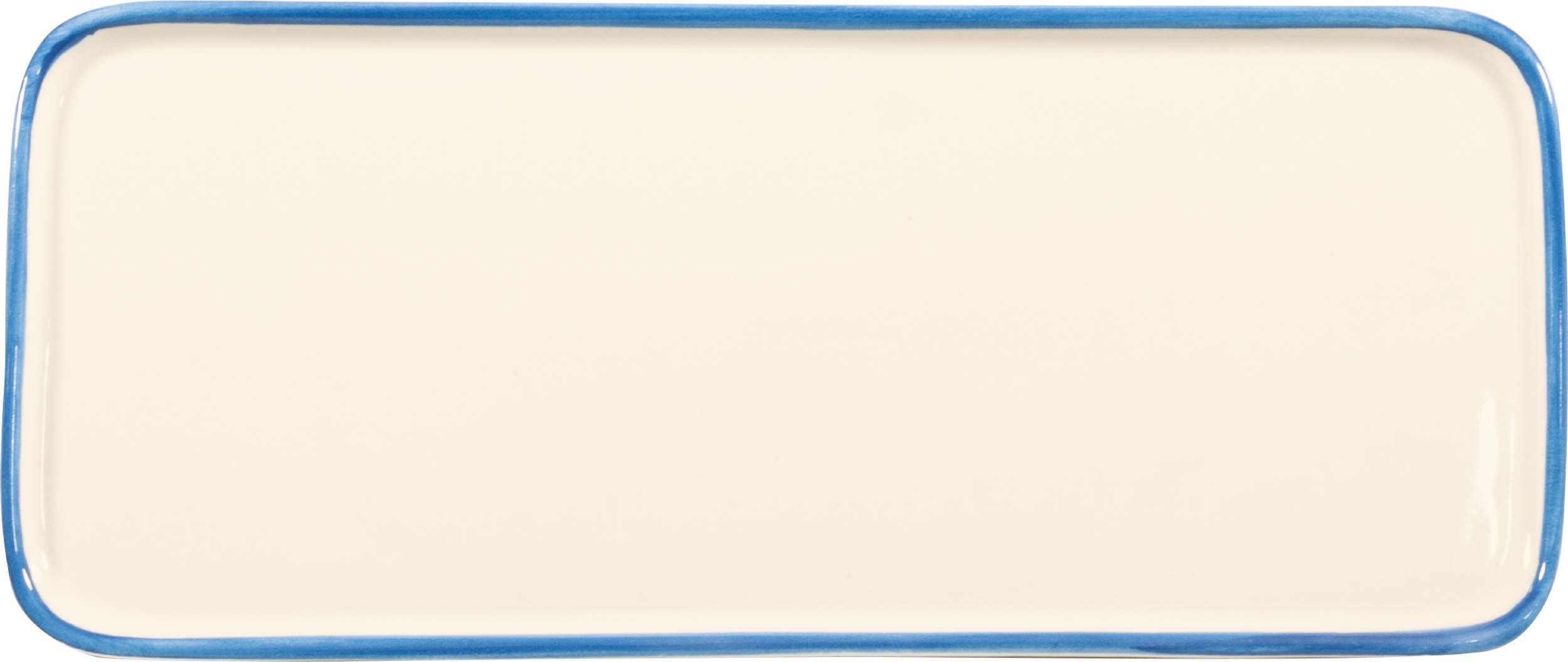 Talerz do serwowania Lido Rim prostokątny 26,5 cm jasnoniebieski