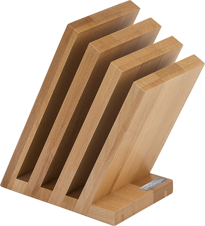 Blok na noże Venezia 4 z drewna bukowego magnetyczny