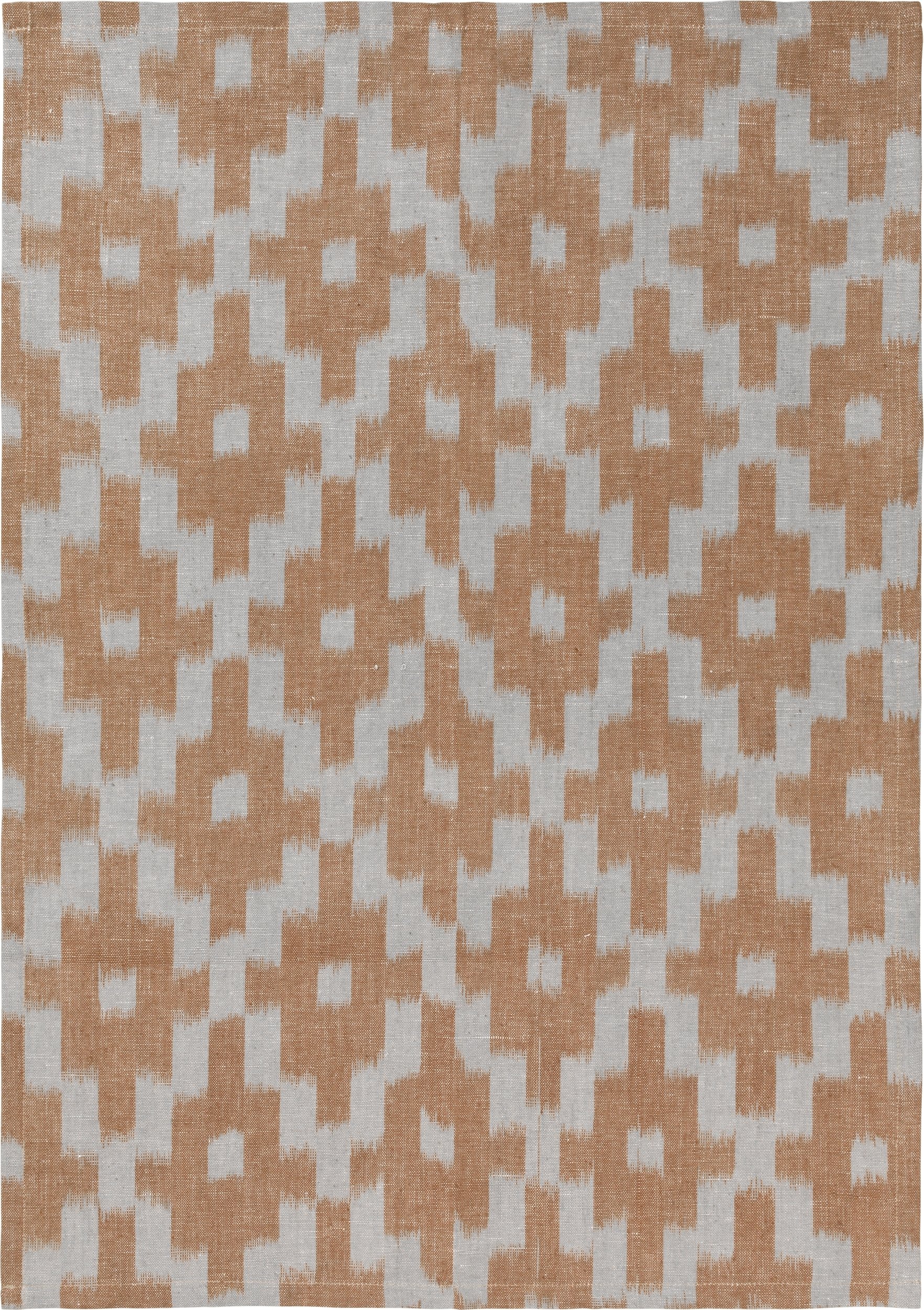 Ścierka kuchenna Ikat 50 x 70 cm pomarańczowo-niebieska