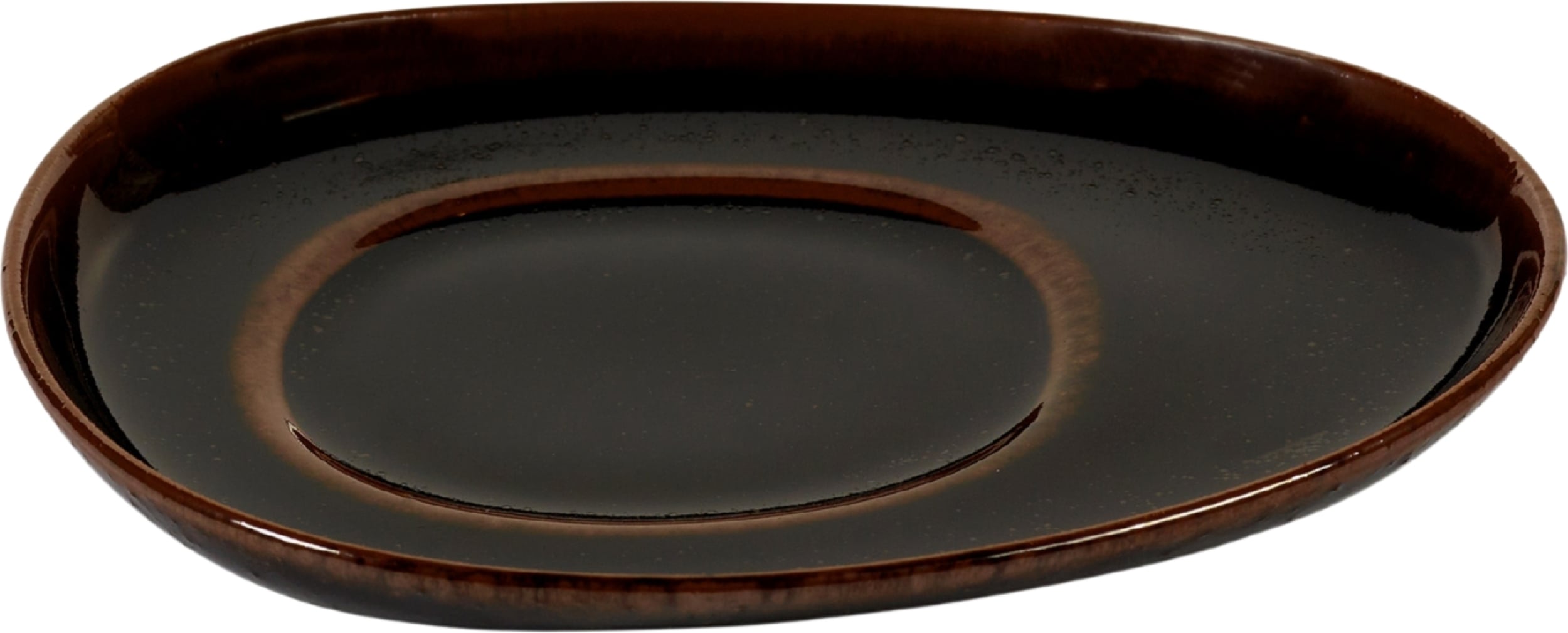 Spodki do kubków do kawy Out of Lines 15 cm brązowo-czarne 2 szt.