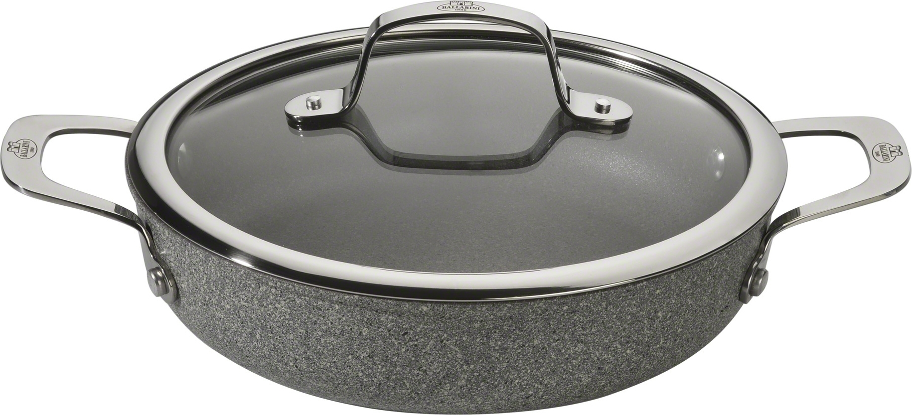 Patelnia głęboka Salina Granitium 24 cm z uchwytami indukcja