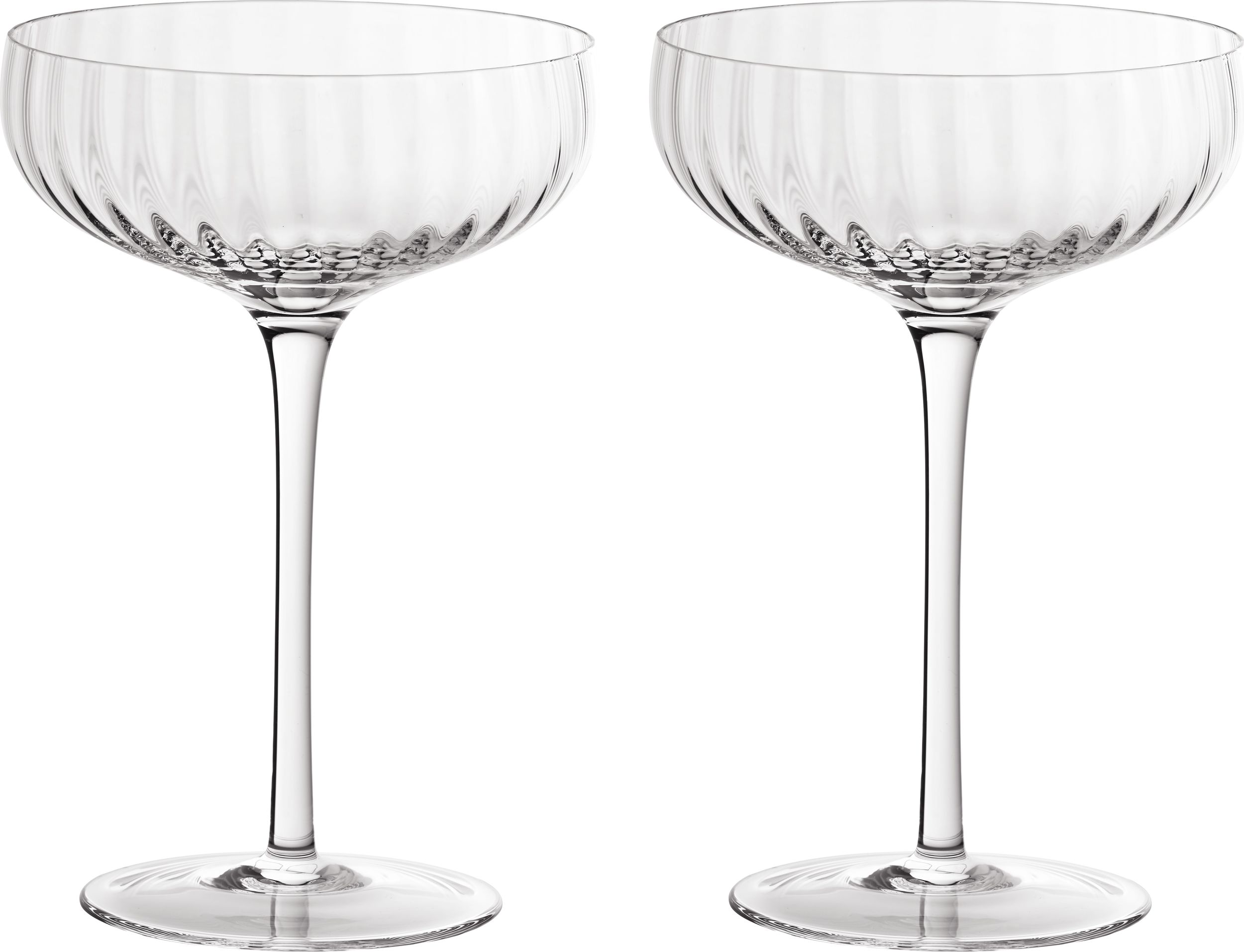 Kieliszki do koktajli Rheolog Wavy 250 ml 2 szt.