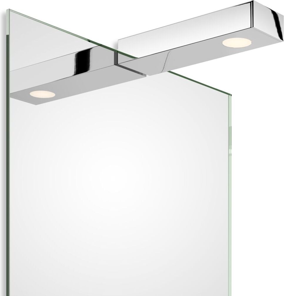 Lampa nad lustro Flat 1 Clip On chrom