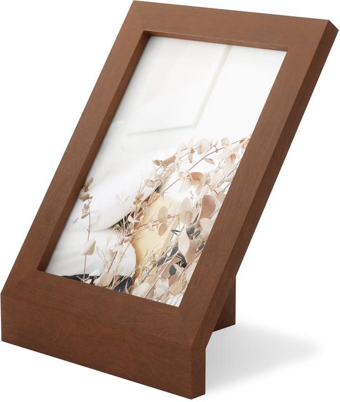 Ramka na zdjęcia Podium 13 x 18 cm ciemne drewno