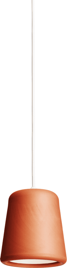 Lampa wisząca Material 13 cm terakota