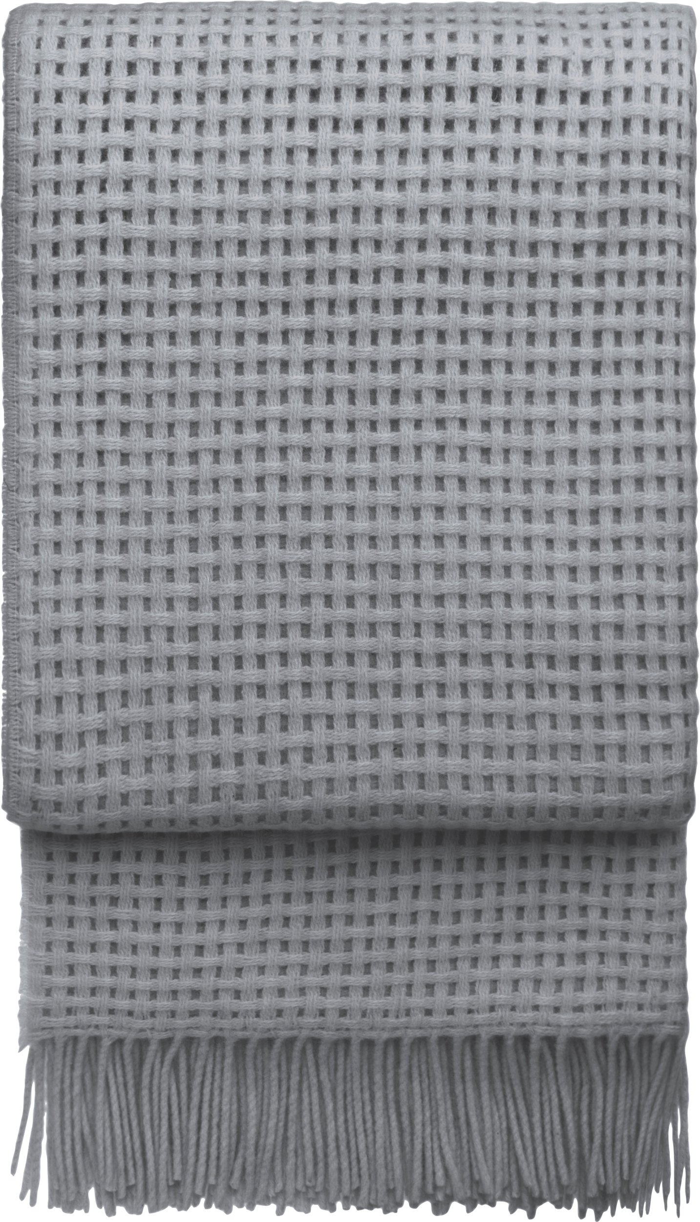 Koc Basket 130 x 200 cm jasnoszary