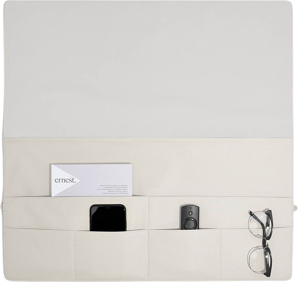 Organizer wieszany na łóżko Stackers L jasnobeżowy