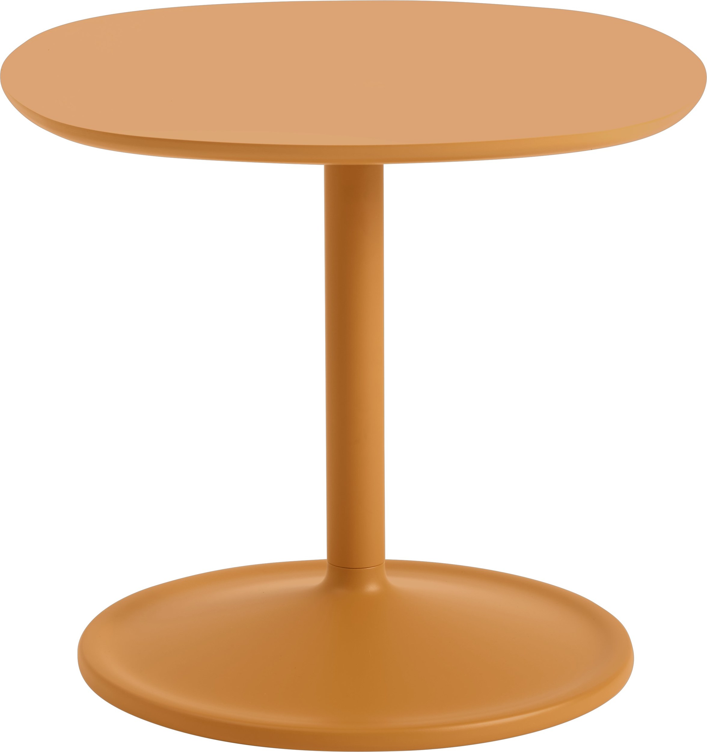 Stolik boczny Soft 45 x 40 cm pomarańczowy laminowany