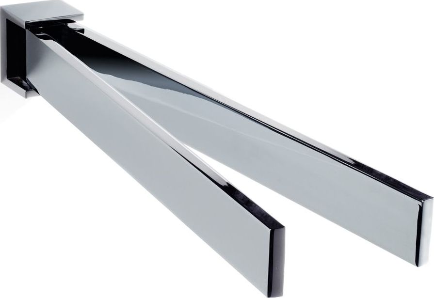 Wieszak reling na ręczniki Brick pionowy chrom podwójny