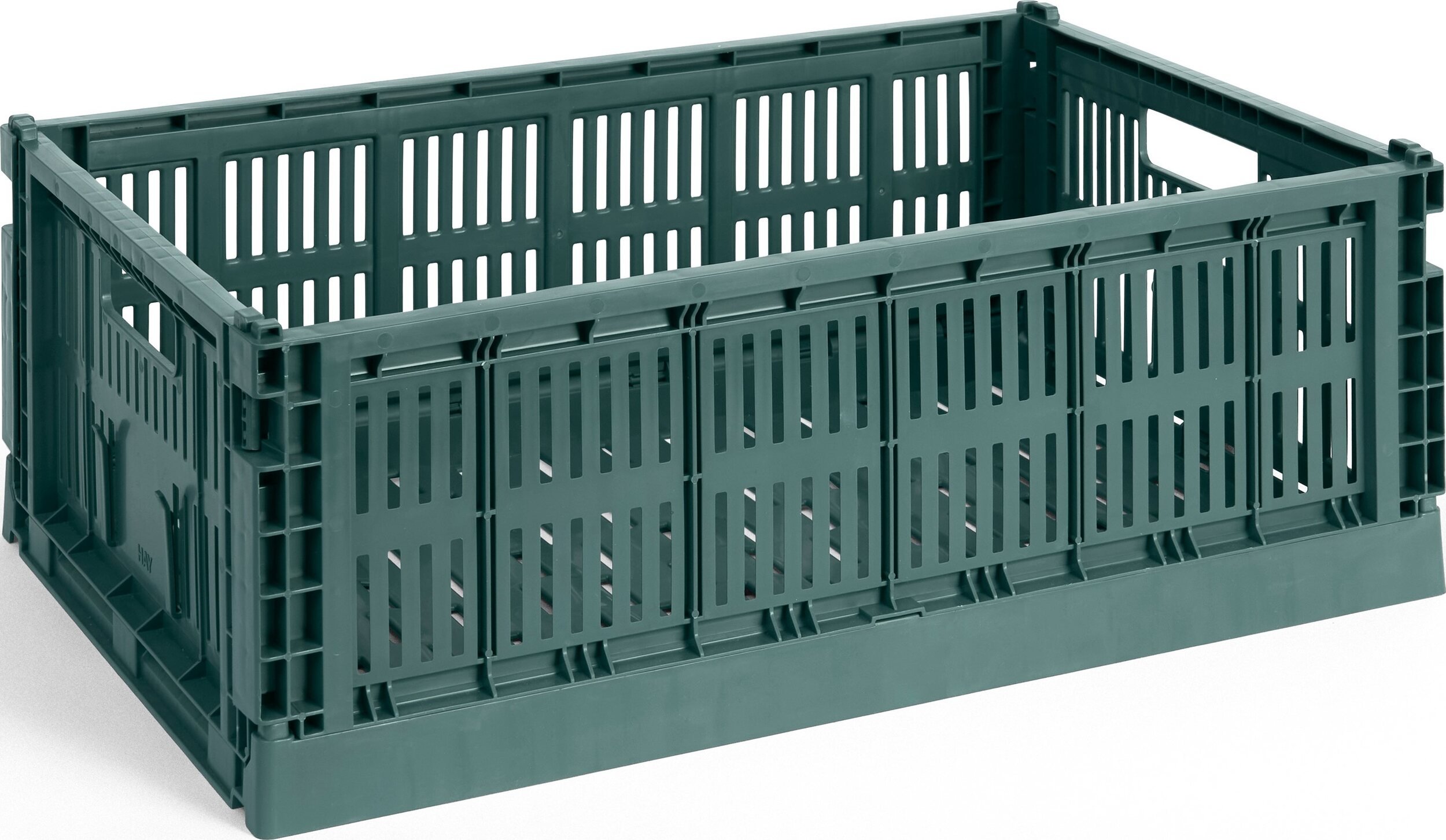 Kosz do przechowywania Hay Colour Crate L ciemnozielony