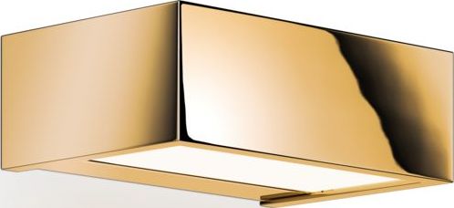 Lampa ścienna Box LED 2700K 15 cm złota