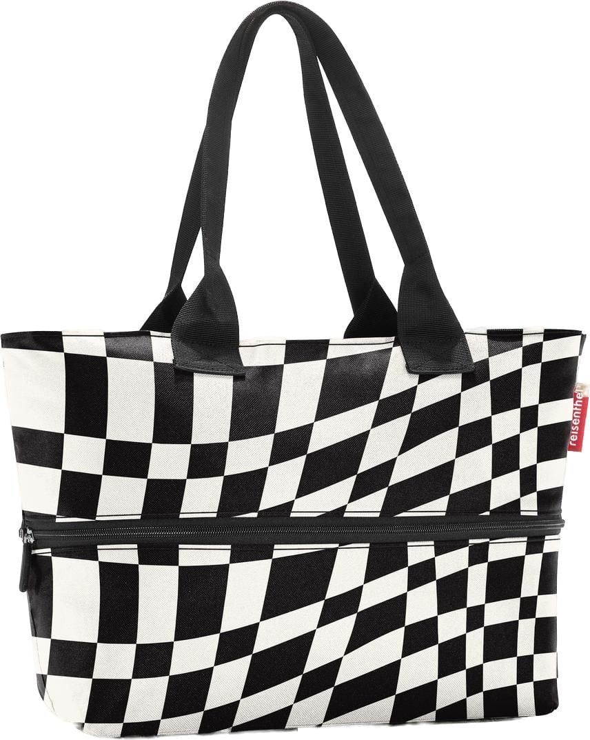Torba Shopper e1 czarno-biała
