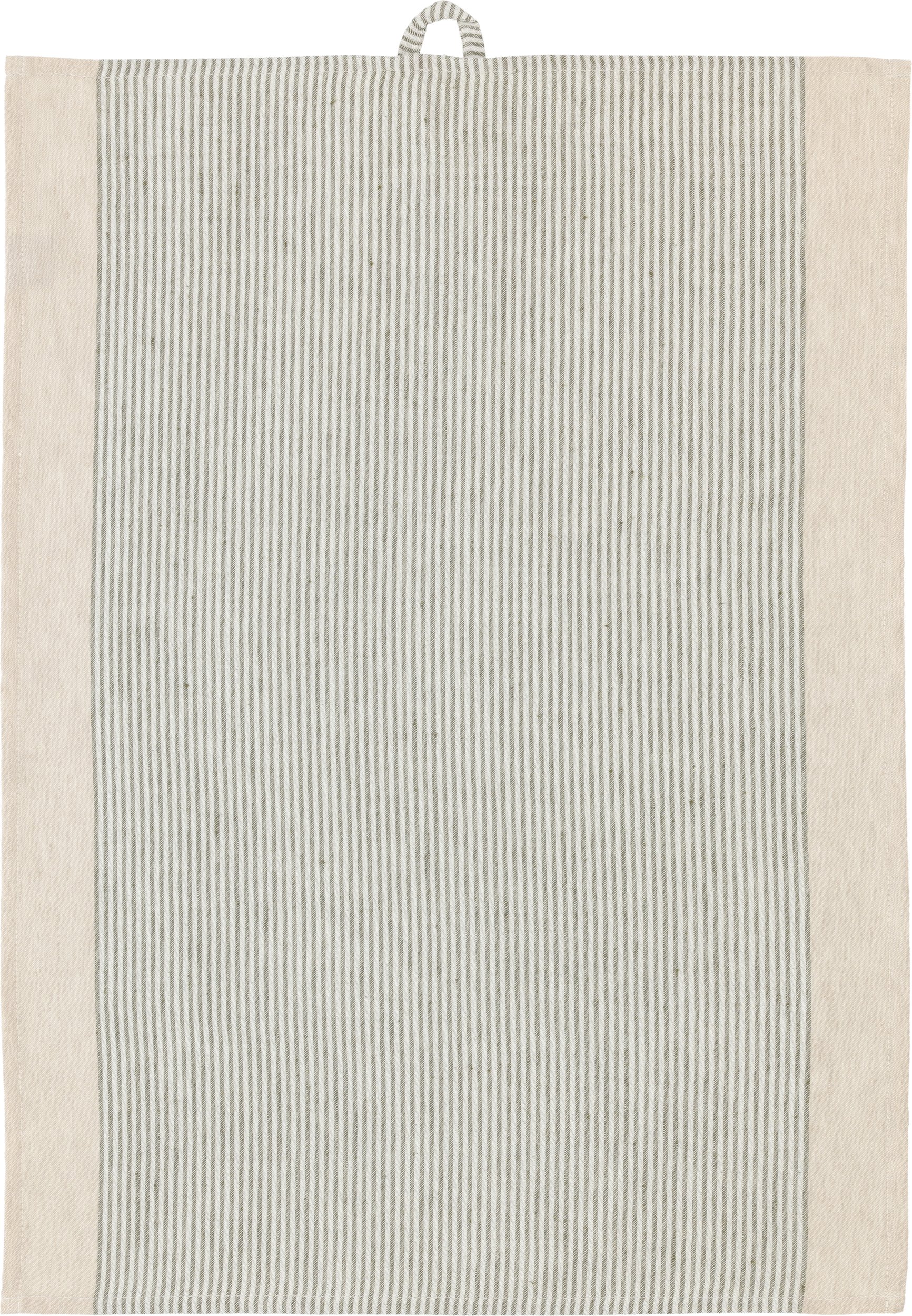 Ścierka kuchenna Statement w paski 50 x 70 cm beżowa