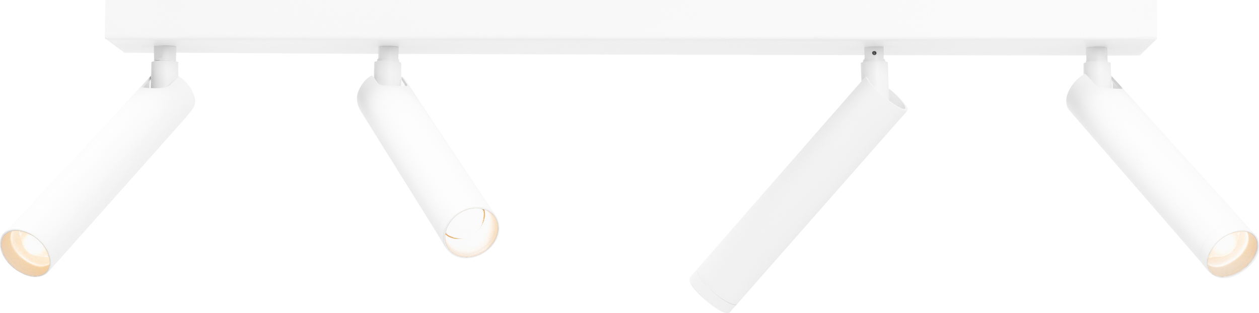 Listwa Roll biała poczwórna z łączeniem białym