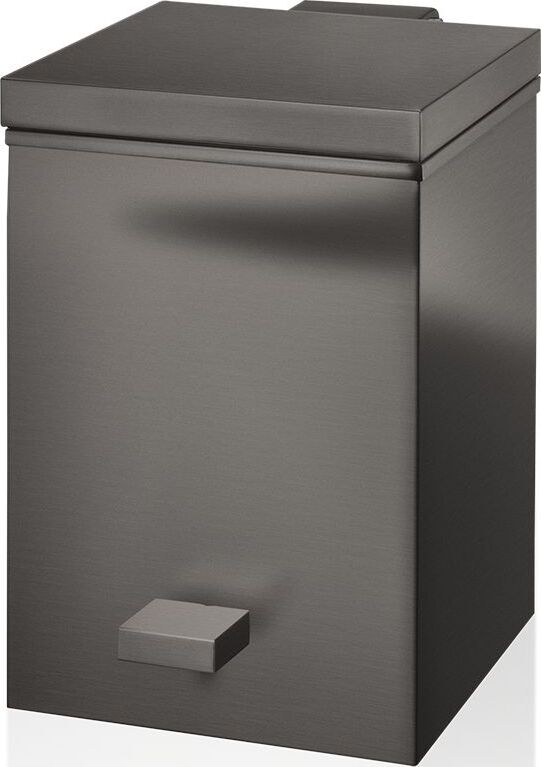 Kosz łazienkowy na śmieci Corner Soft Close kwadratowy 26,5 cm ciemny metal mat
