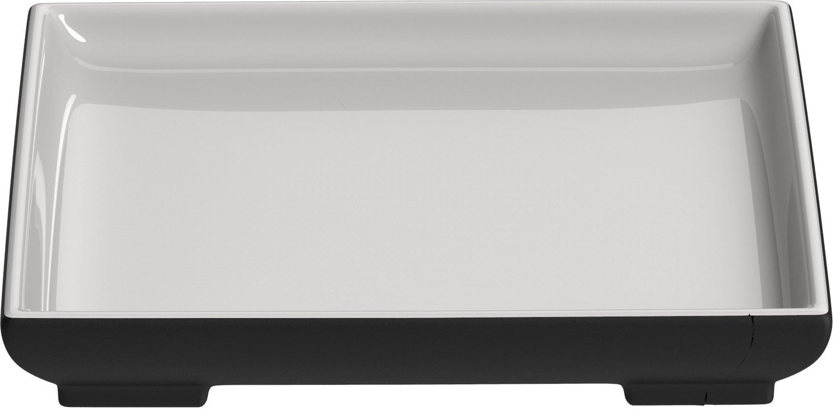 Półmisek kwadratowy mały White Line Naturally Cooling Ceramics