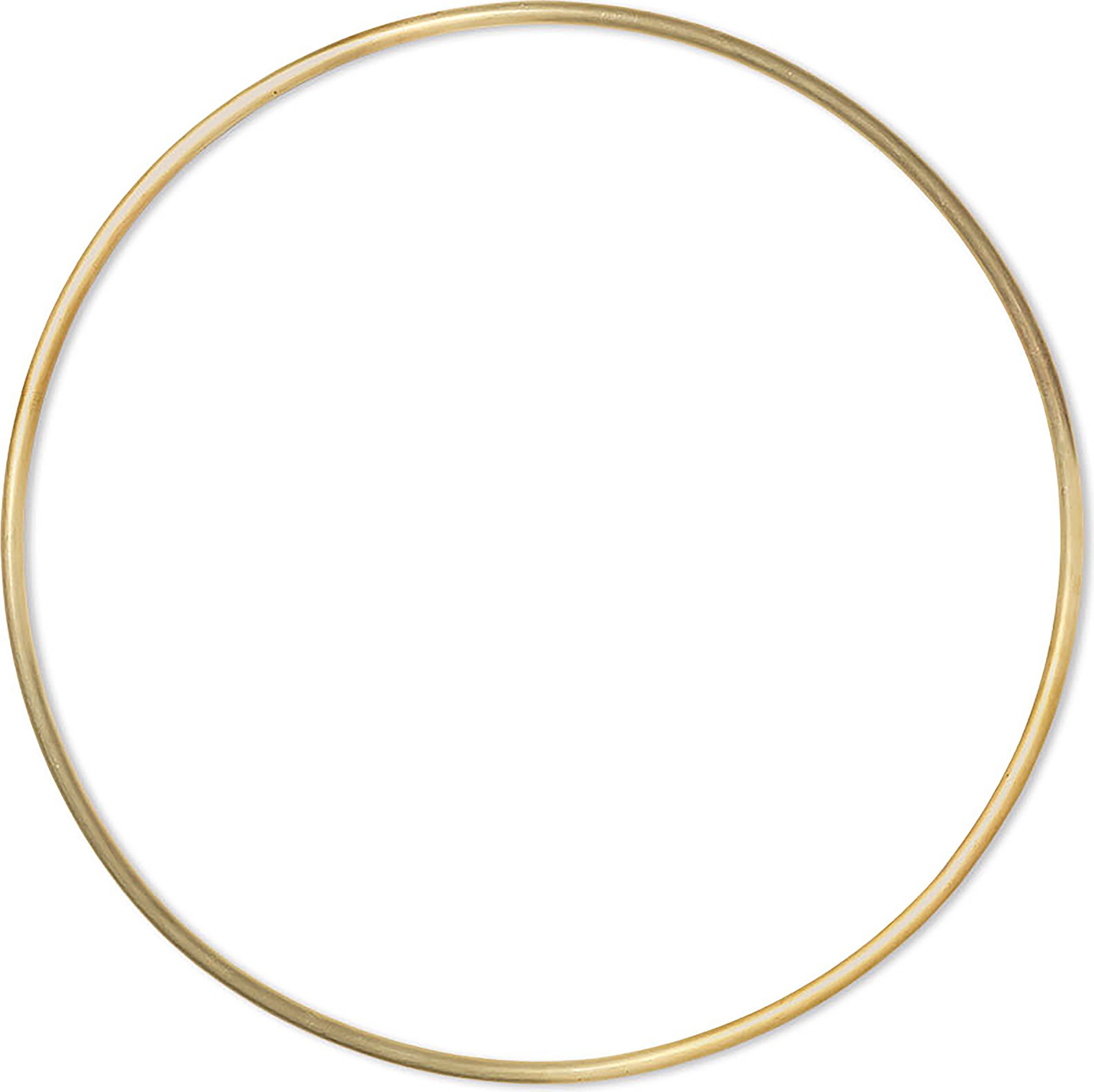 Dekoracja ścienna Deco Frame okrąg 45 cm mosiądz