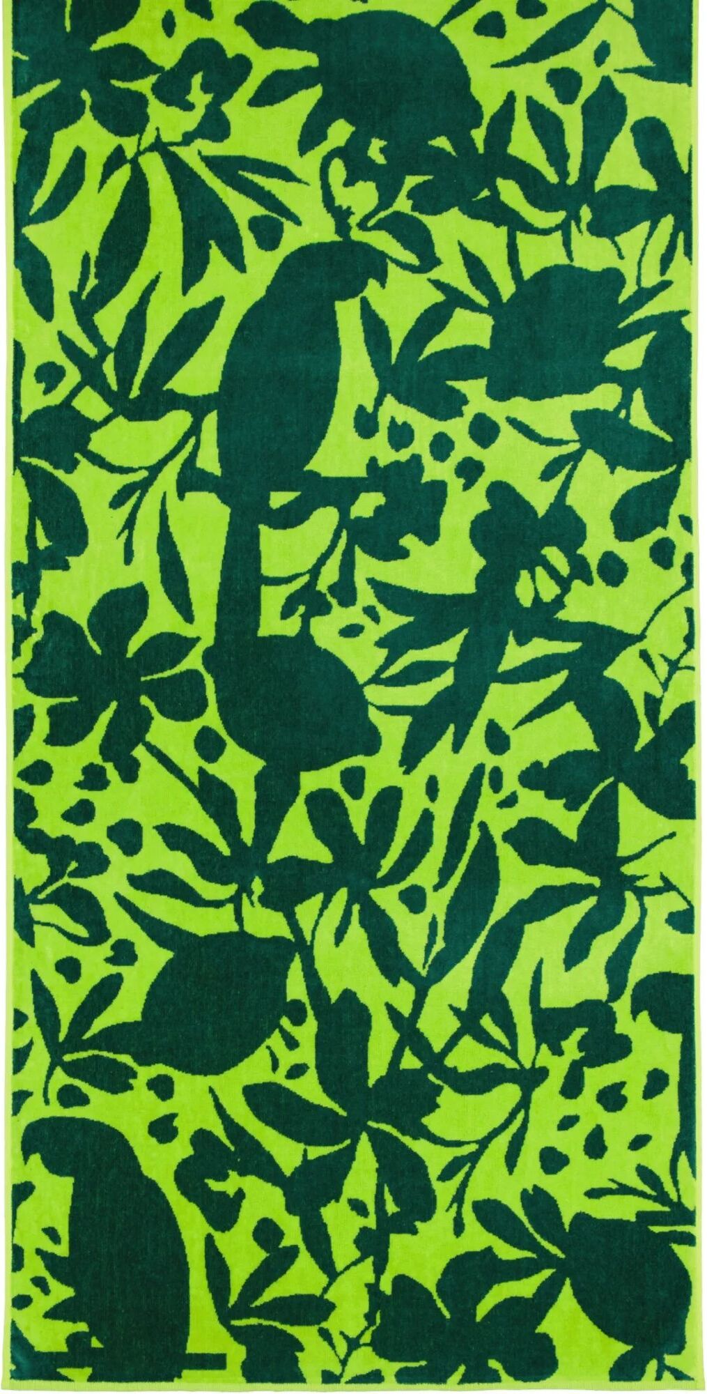 Ręcznik plażowy Tropical 80 x 180 cm zielony