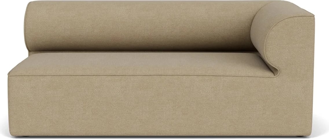 Narożnik prawostronny sofy modułowej Eave Bouclé 96 x 192 cm beżowy