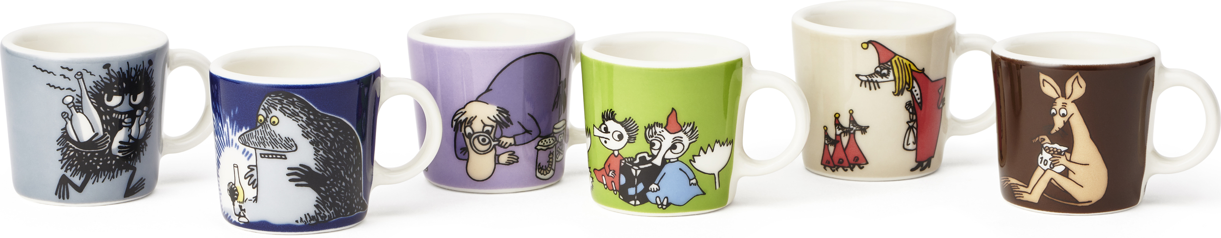 Kubki Arabia Finland Series 2 Muminki mini 6 szt.