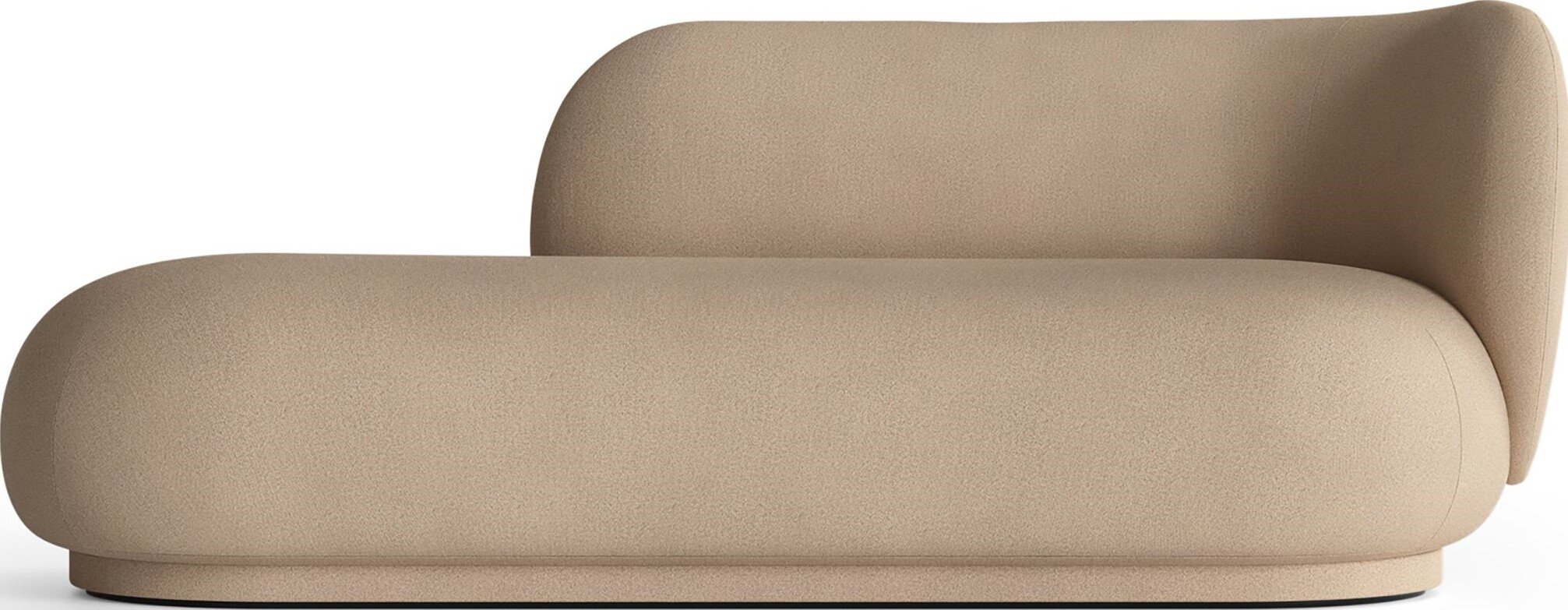 Leżanka prawostronna Rico Brushed piaskowy