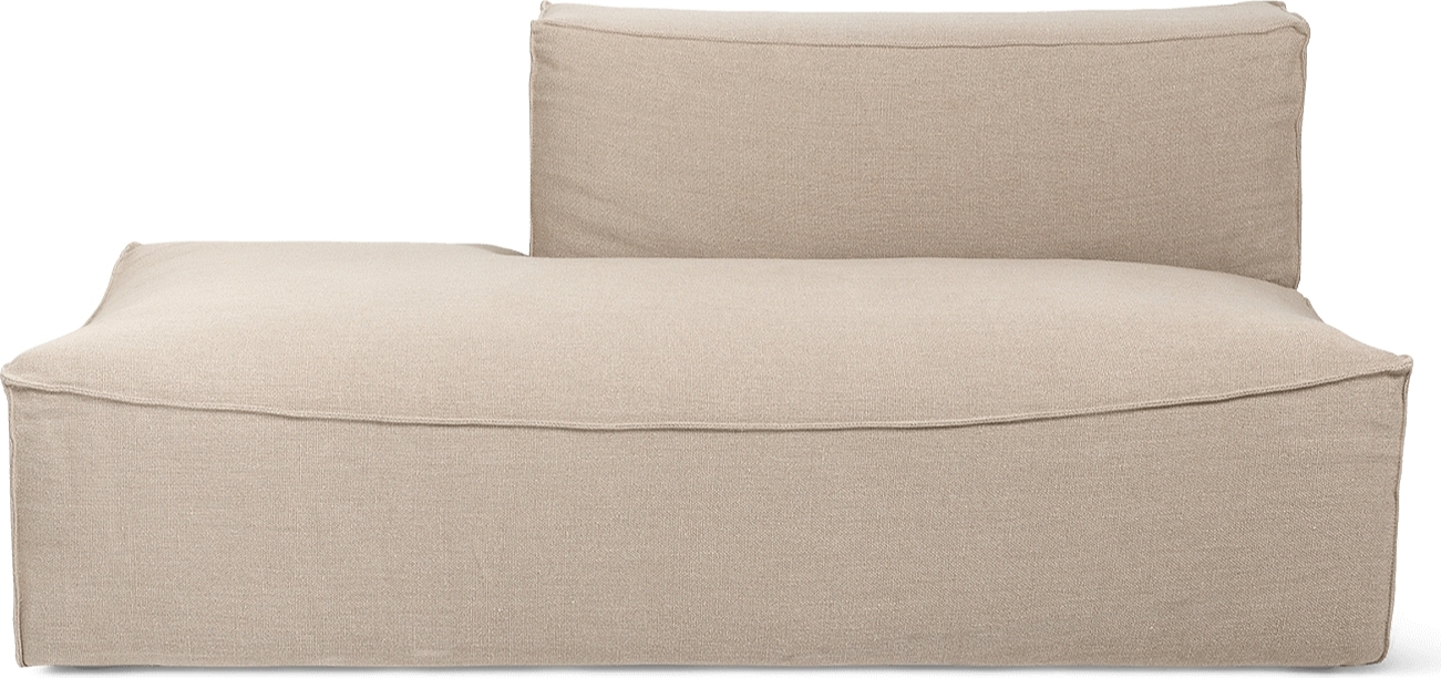 Leżanka prawostronna Catena Rich Linen 170 cm beżowa