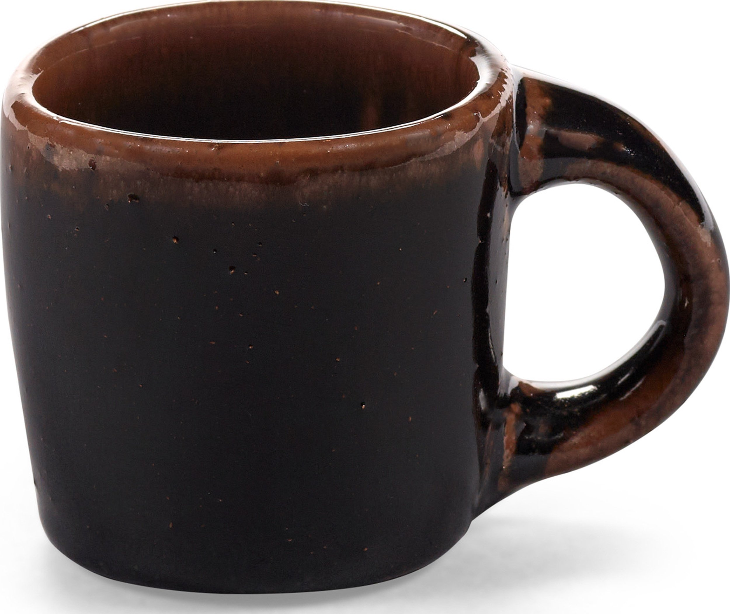 Kubek do espresso Out of Lines 100 ml brązowo-czarny