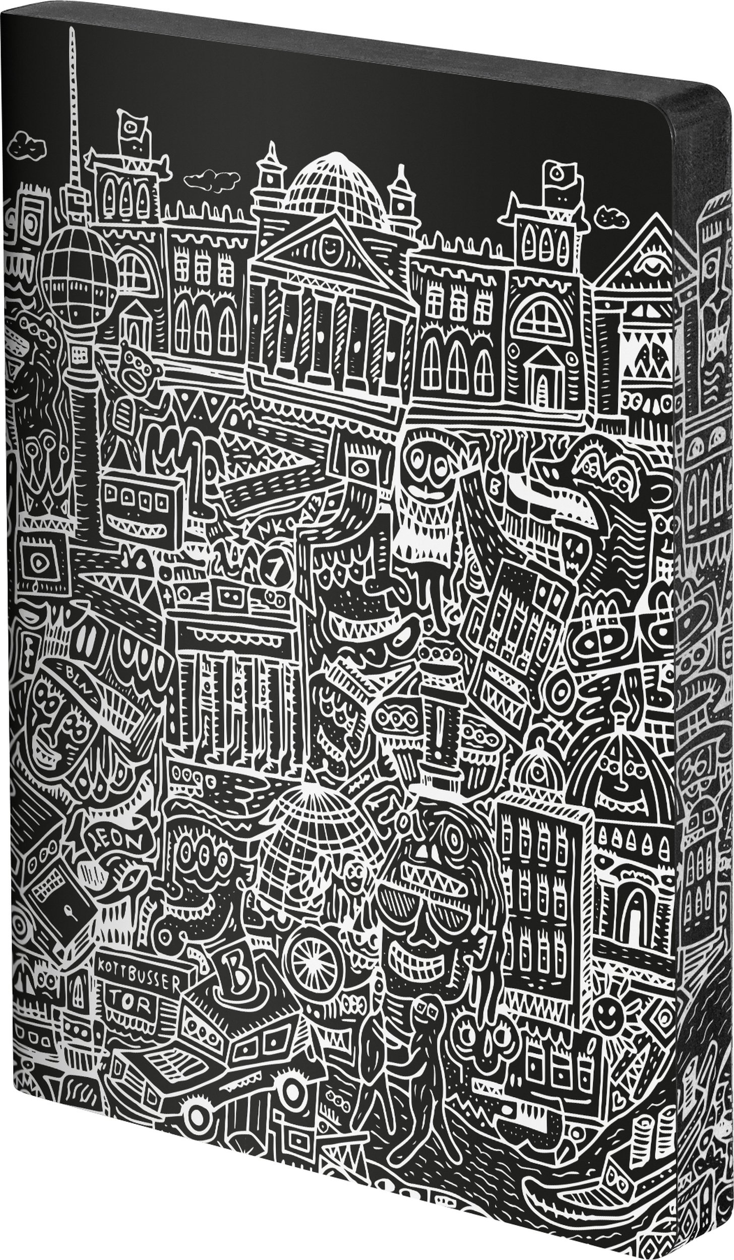 Notes w kropki Graphic Cities Berlin L 256 stron 120 g/m²