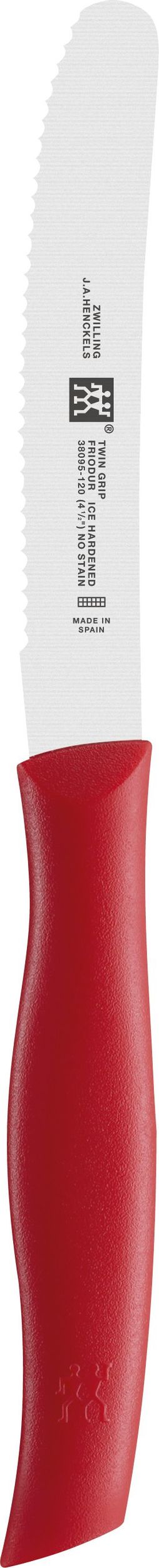 Nóż uniwersalny Twin Grip 12 cm czerwony