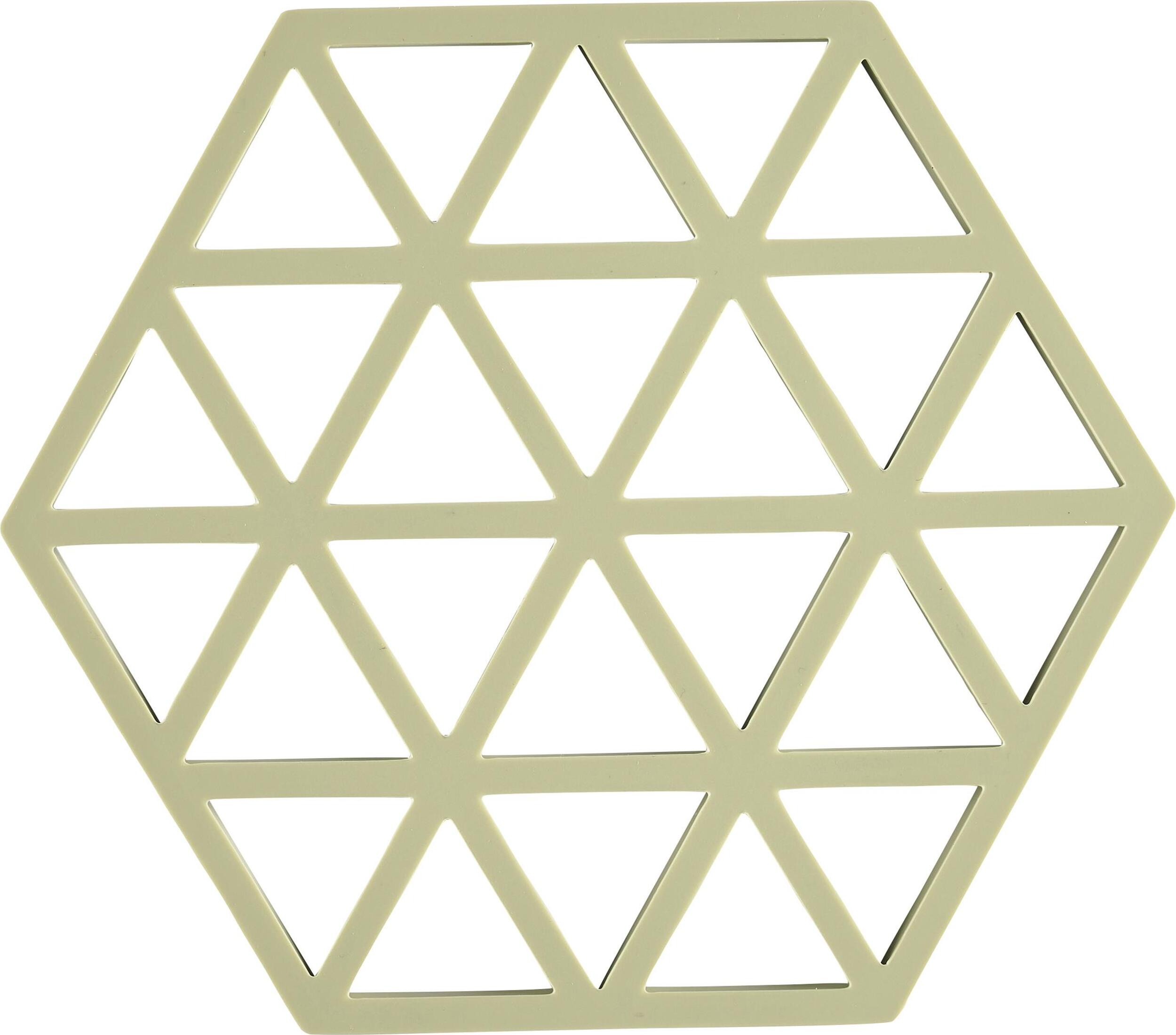 Podstawka pod gorące naczynia Triangles zieleń matcha