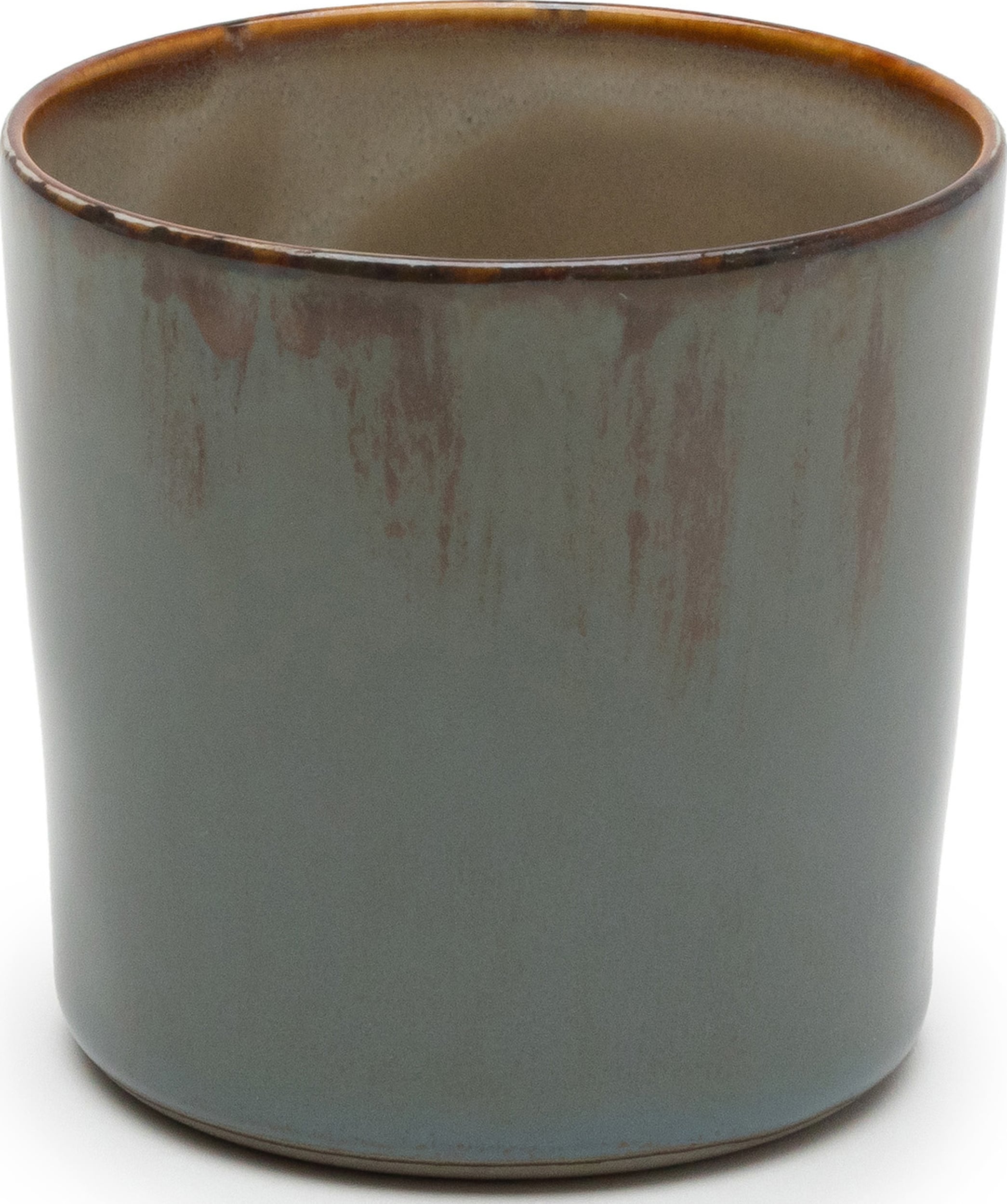 Kubek Terres de Rêves wysoki 230 ml niebiesko-beżowy