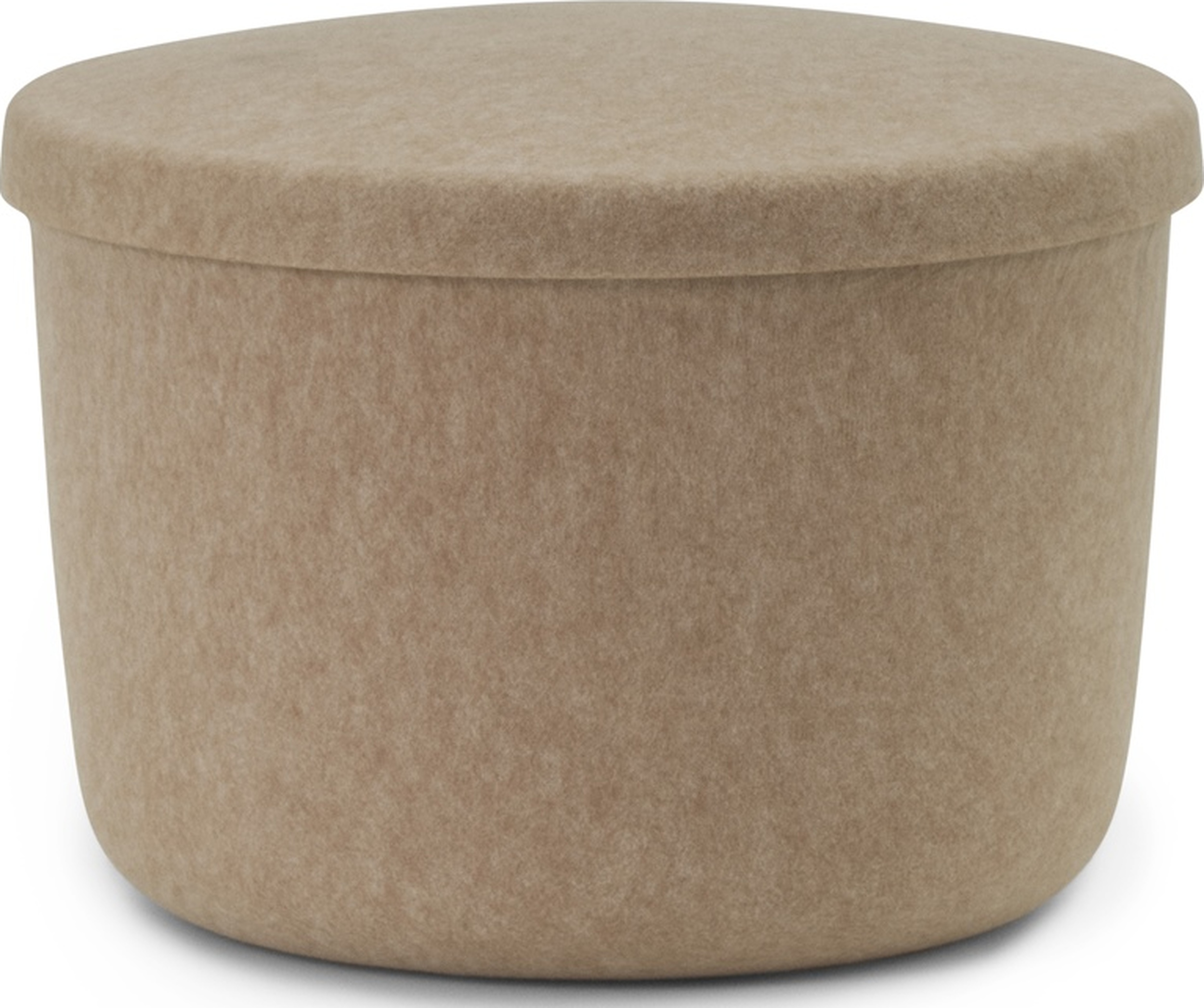 Puf ze schowkiem Hide 52,5 cm piaskowy