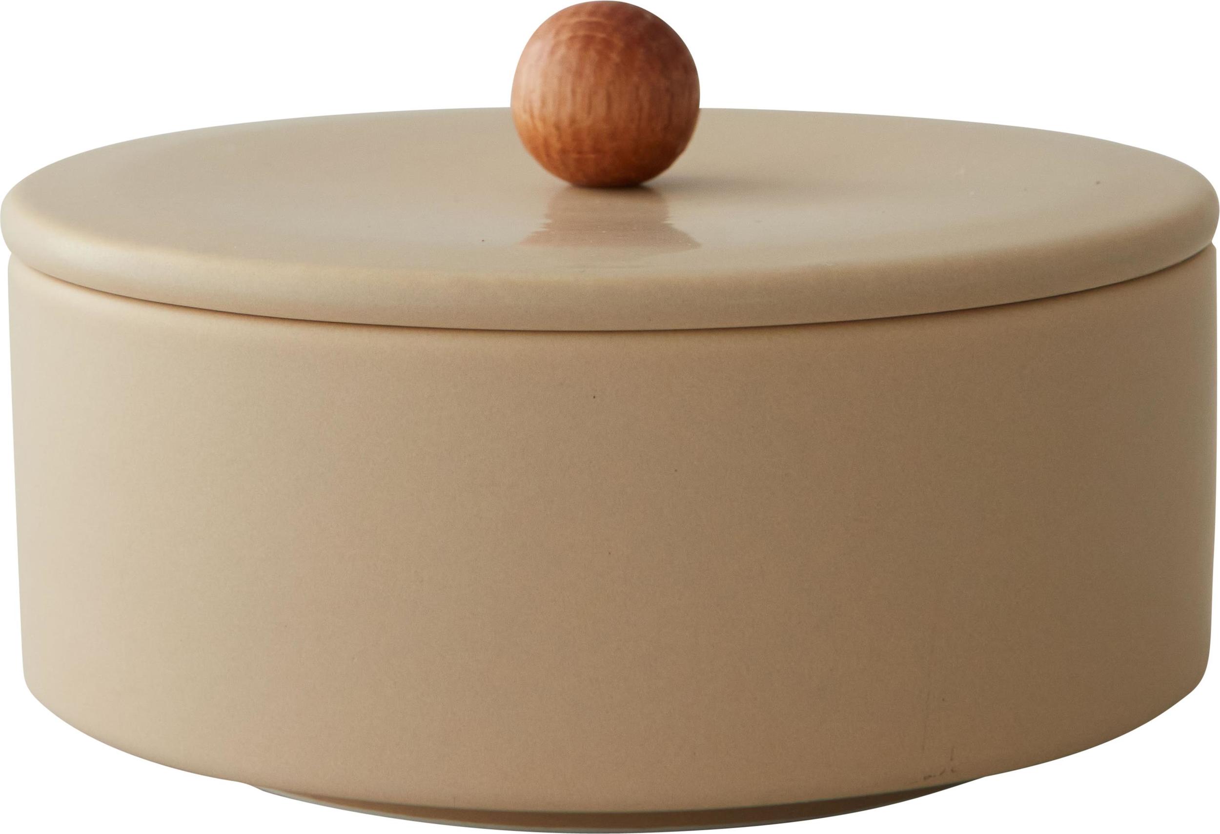 Pojemnik do przechowywania Treasure niski beżowy