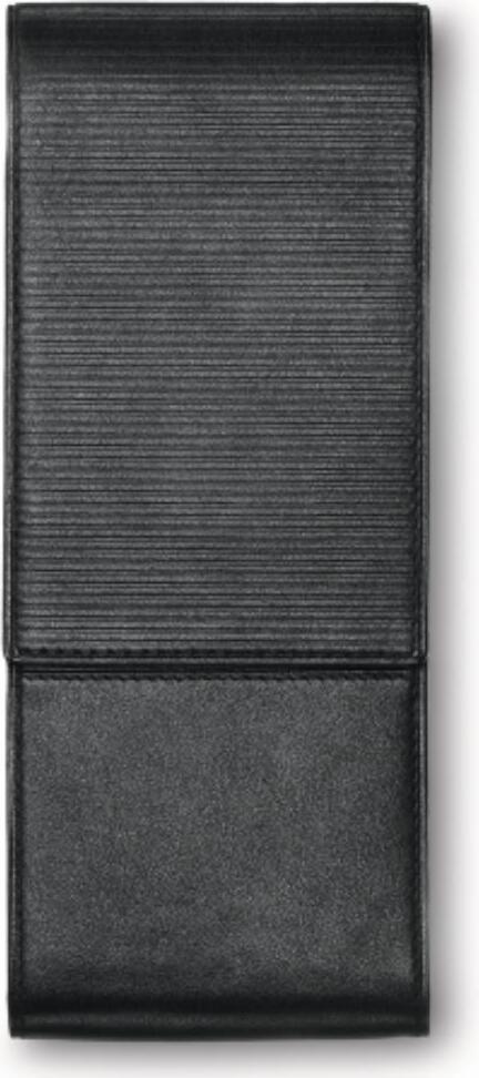 Etui na pióro lub długopis Lamy prążkowane czarne z 3 przegródkami