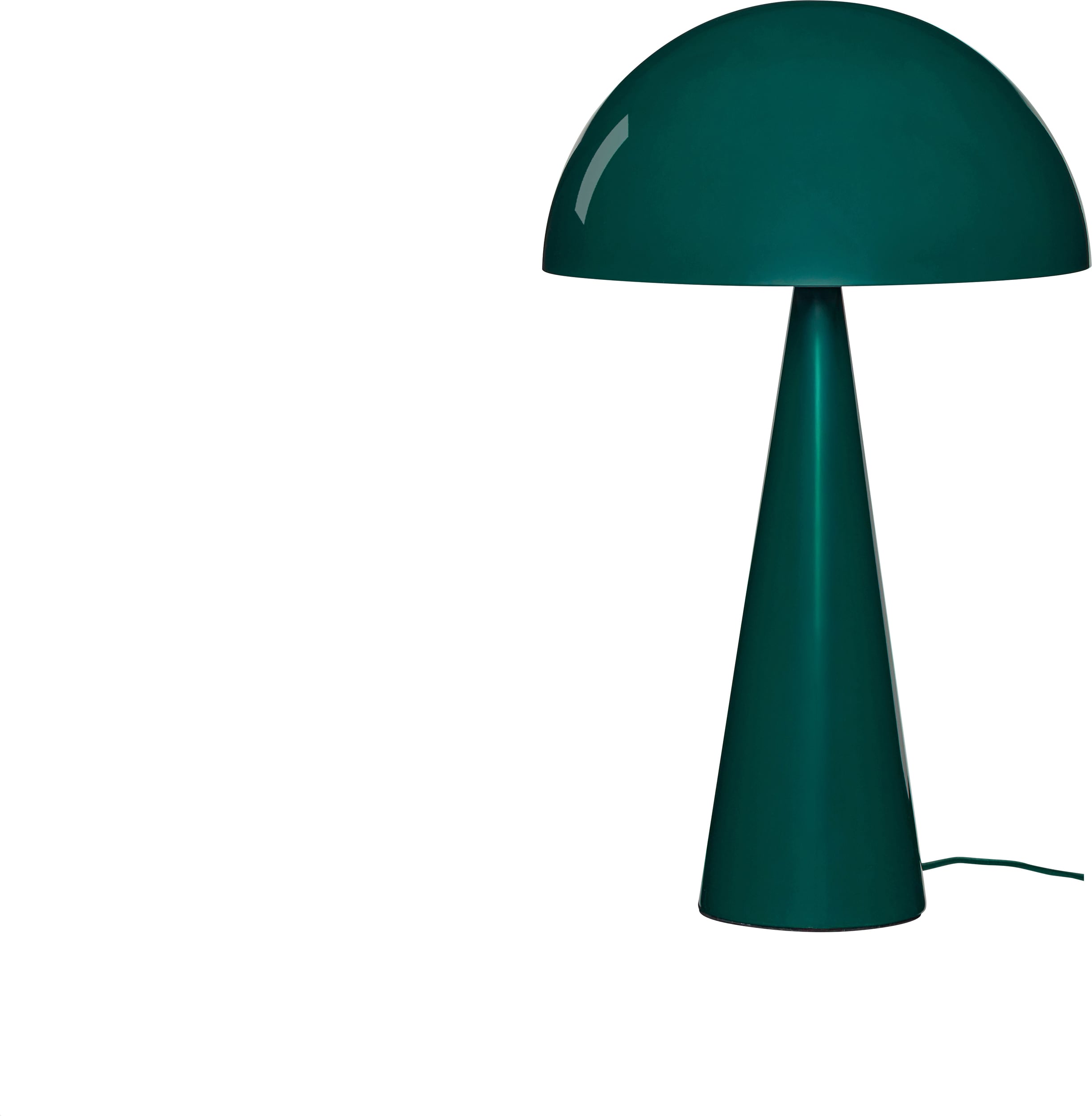 Lampa stołowa Mush 50 cm ciemnozielona