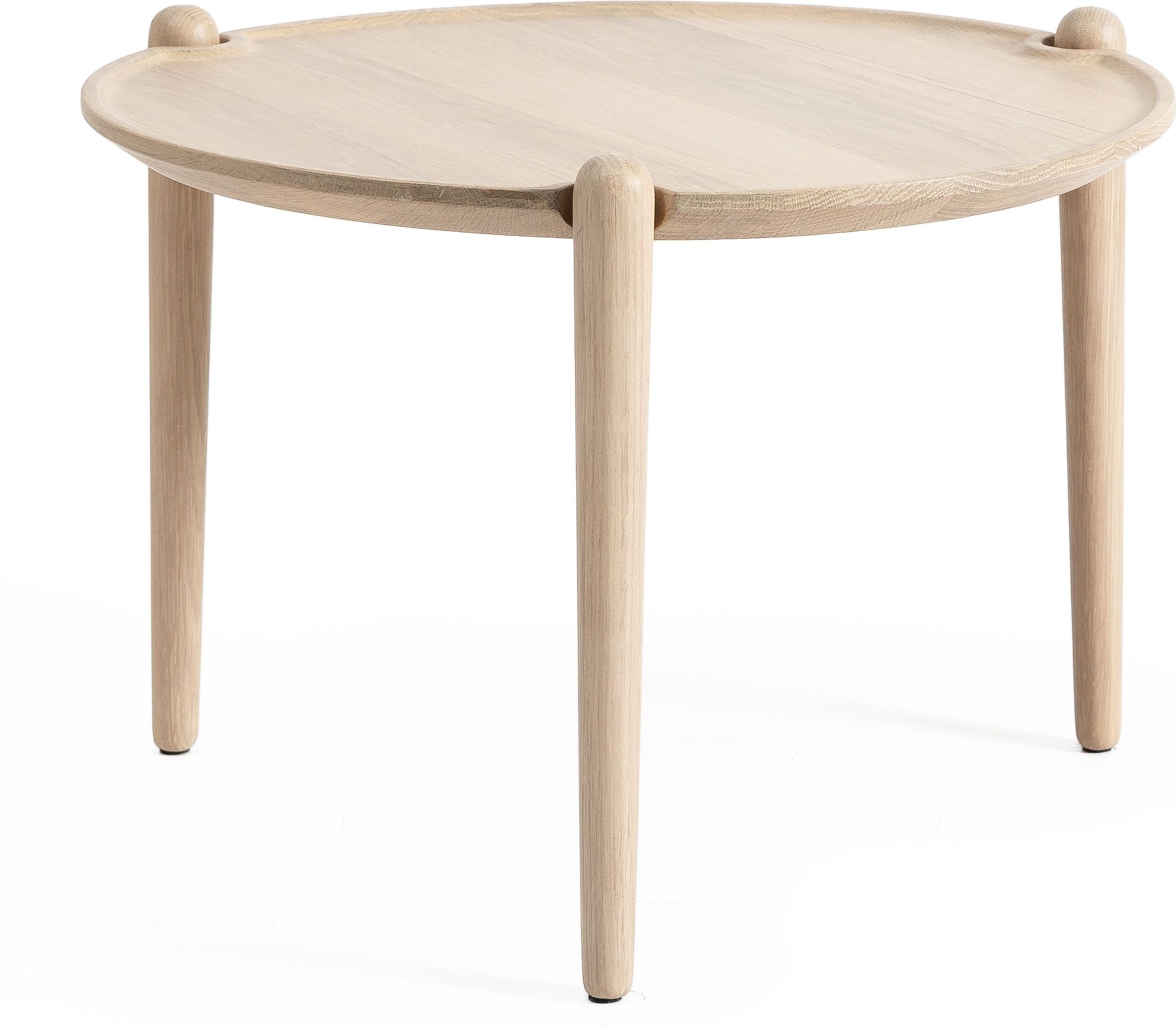 Stolik kawowy Aria okrągły 37 cm jasny dąb