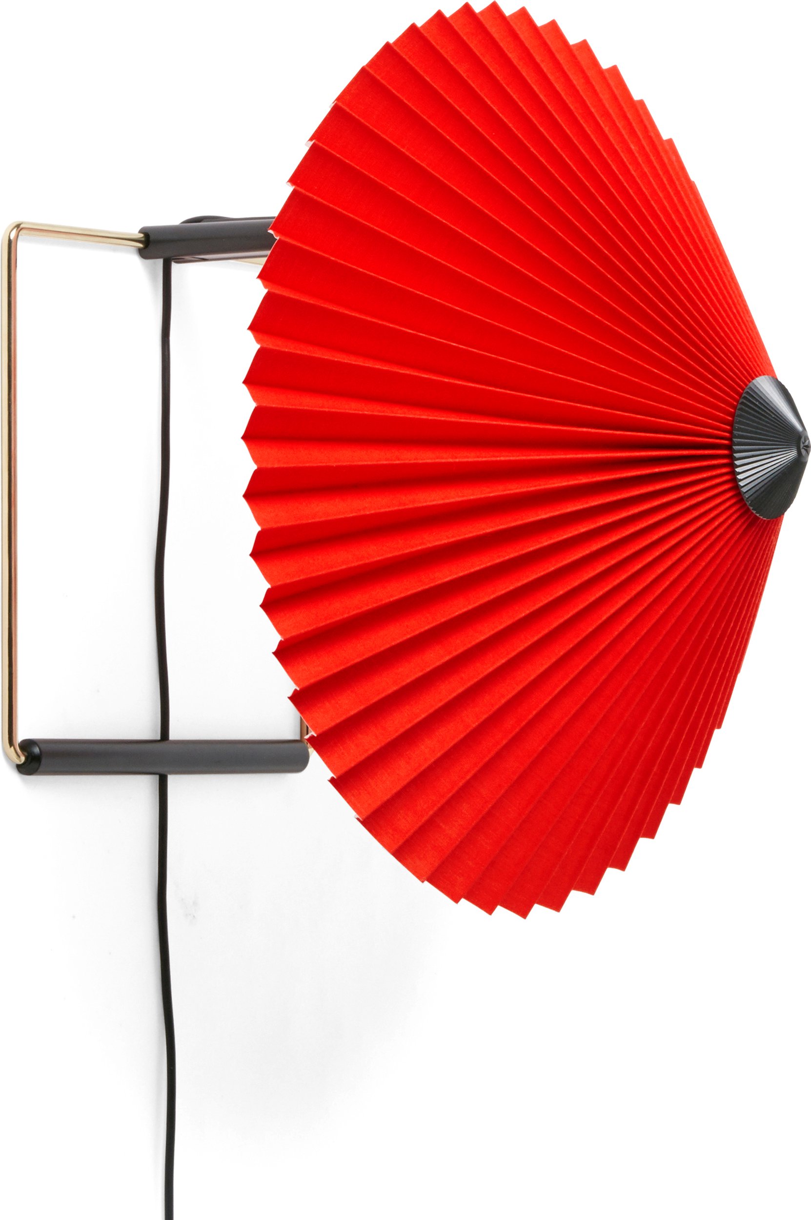 Lampa ścienna Matin 30 cm czerwona