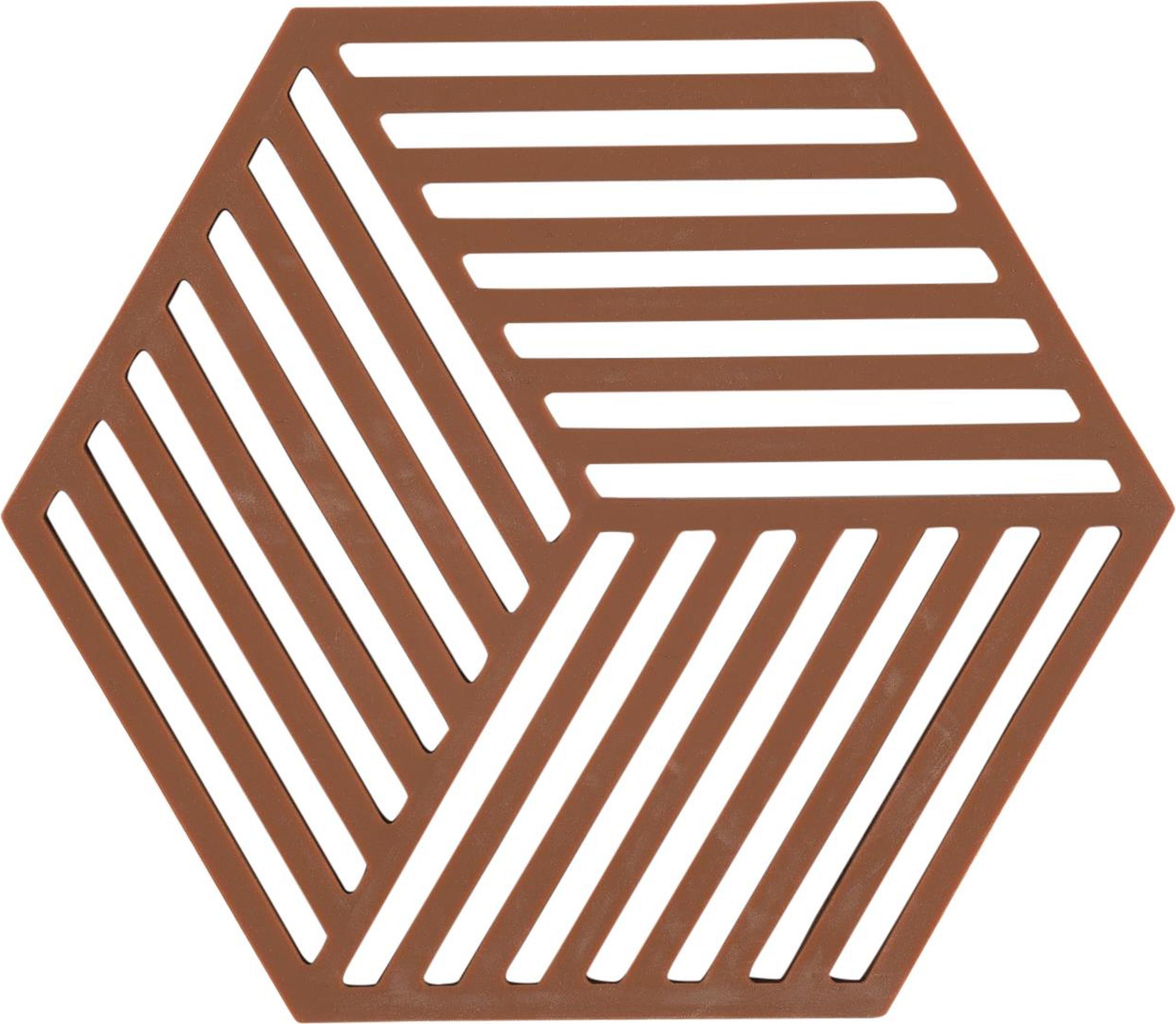 Podstawka pod gorące naczynia Hexagon terakota