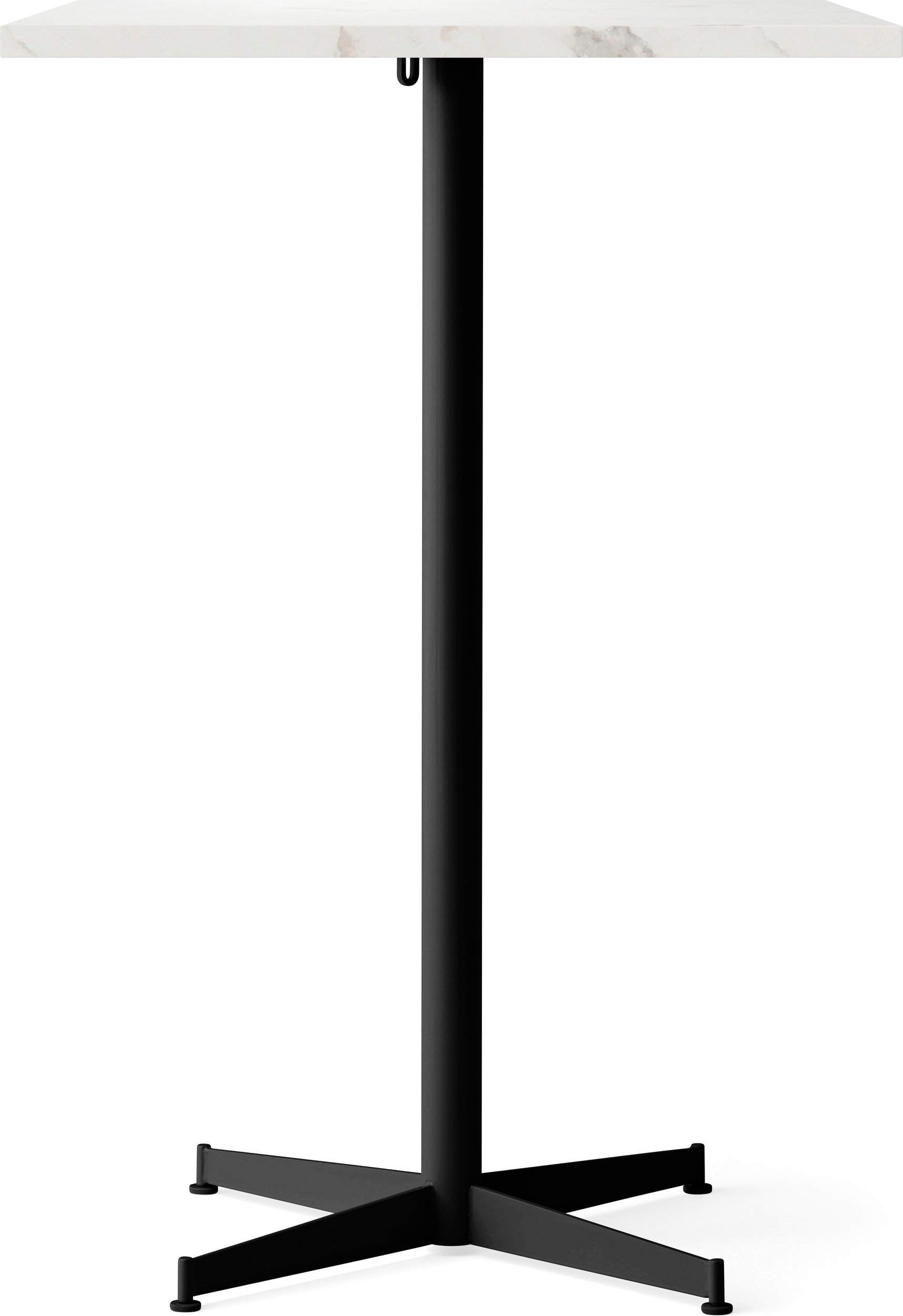 Stół barowy z czarną podstawą Nook Star Base Estremoz kwadratowy 103 cm