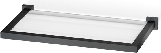 Półka łazienkowa Corner 30 cm czarny mat