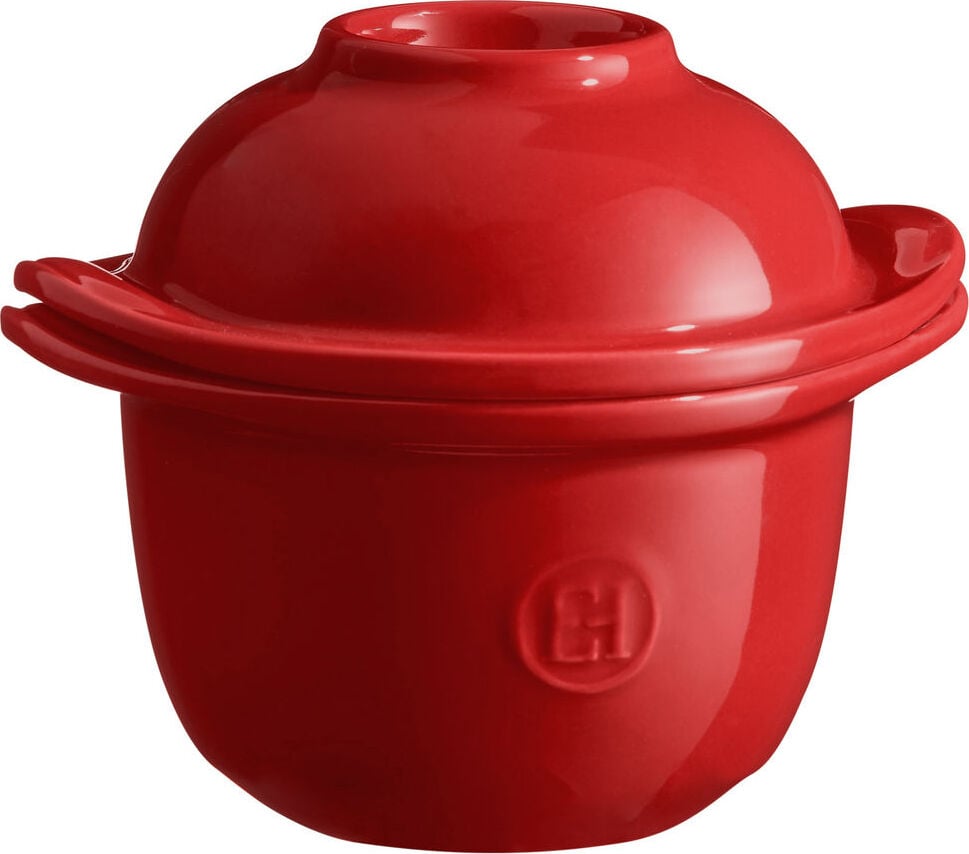 Kokilka do jajek Emile Henry 300 ml czerwona