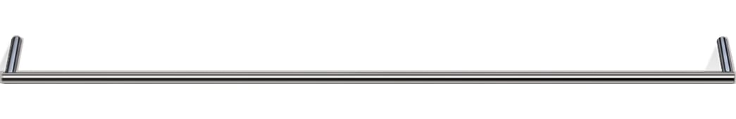 Wieszak reling na ręczniki Mikado 80 cm chrom-czarny z powłoką PVD
