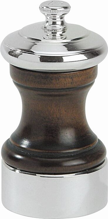 Młynek do soli Bistro 10 cm drewno ze srebrem