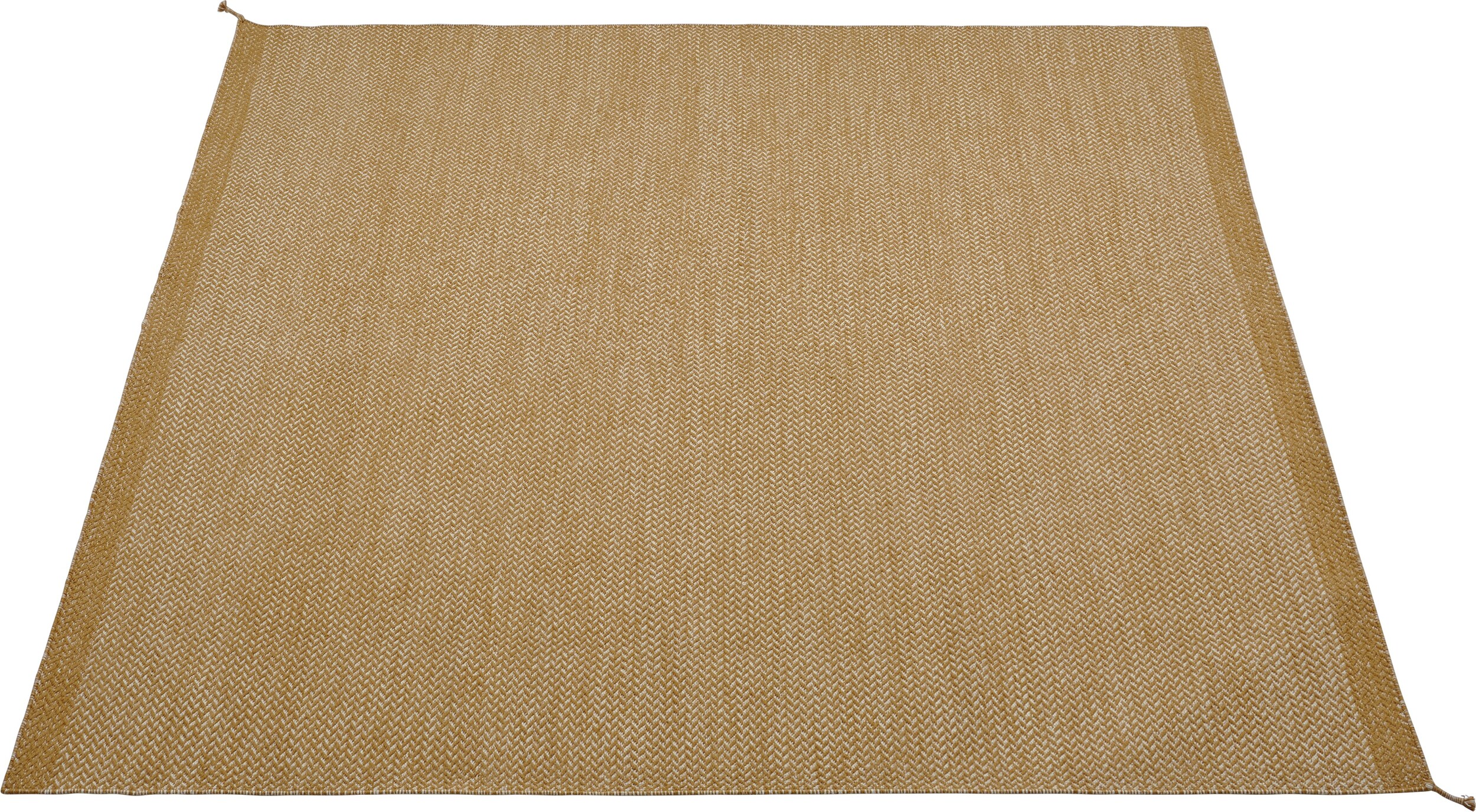 Dywan Ply 240 x 240 cm pomarańczowy