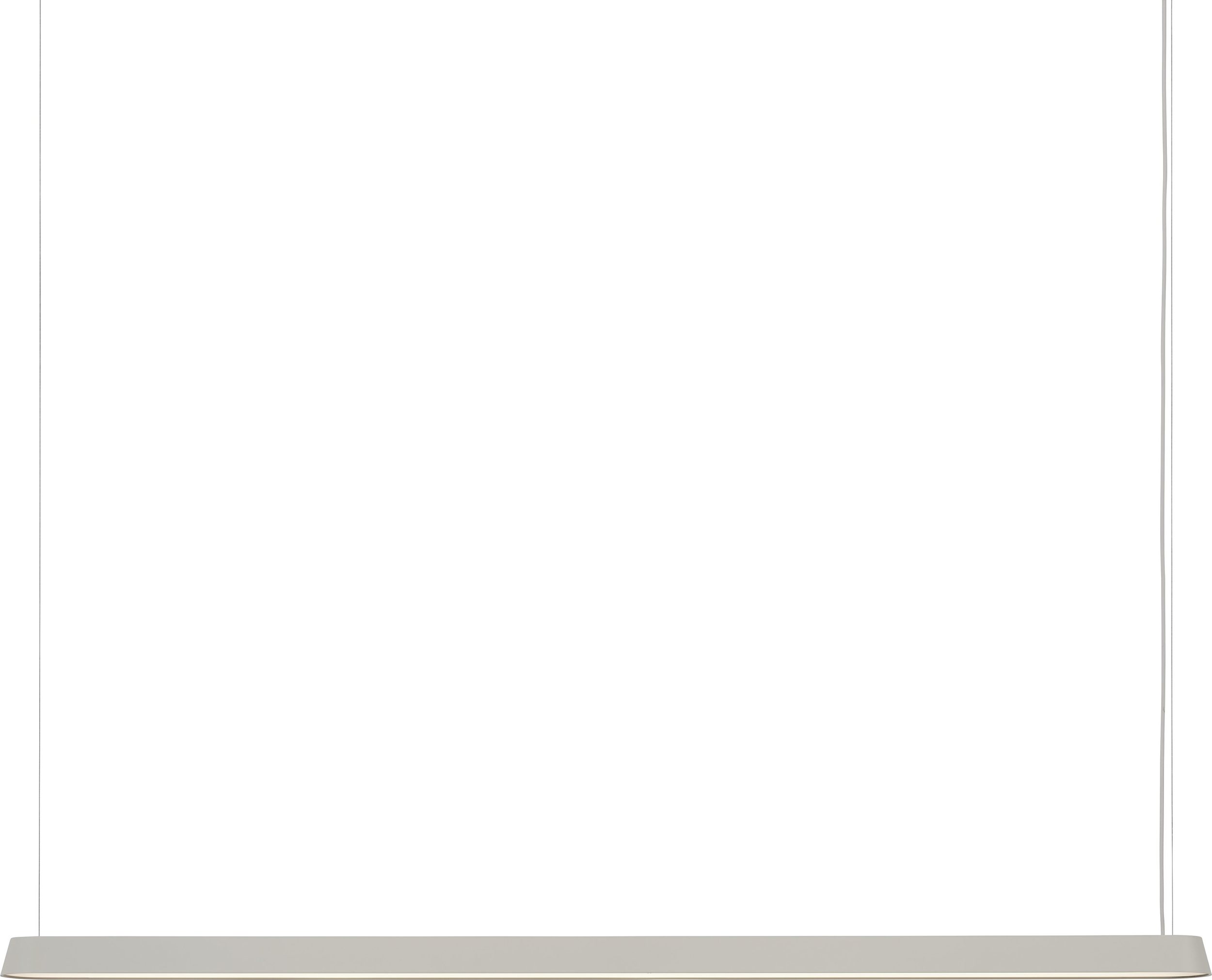 Lampa wisząca Linear szeroka szara