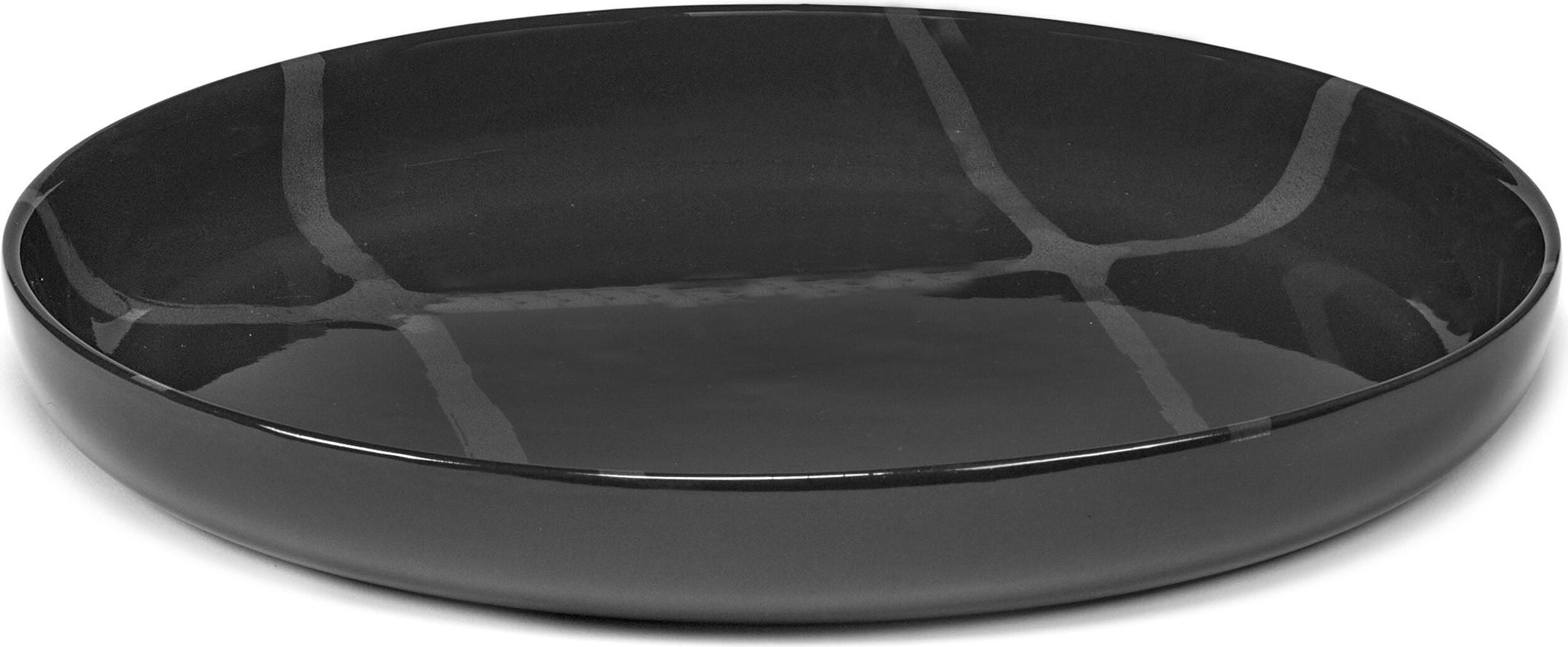 Talerze głębokie Zuma 25,5 cm czarne 2 szt.