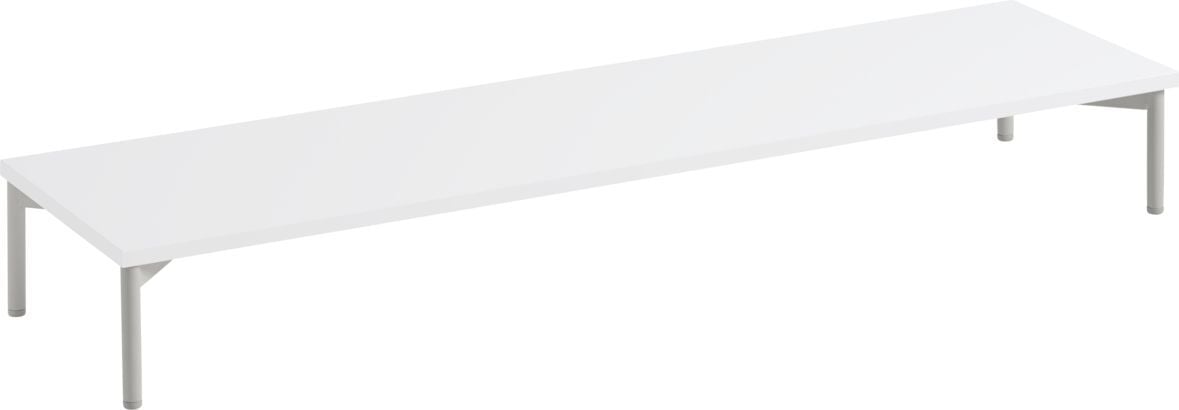 Podwyższenie Stacked 131 cm białe na nóżkach