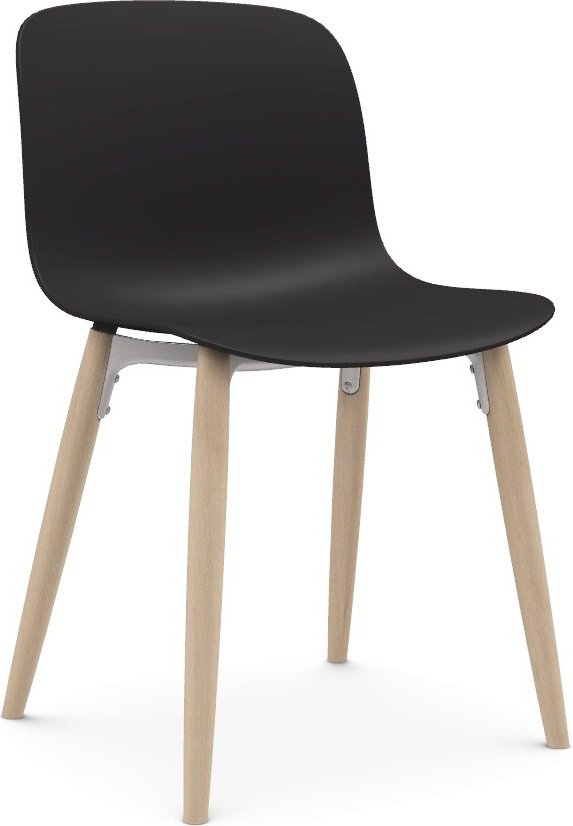 Krzesło Troy czarne nogi jesion
