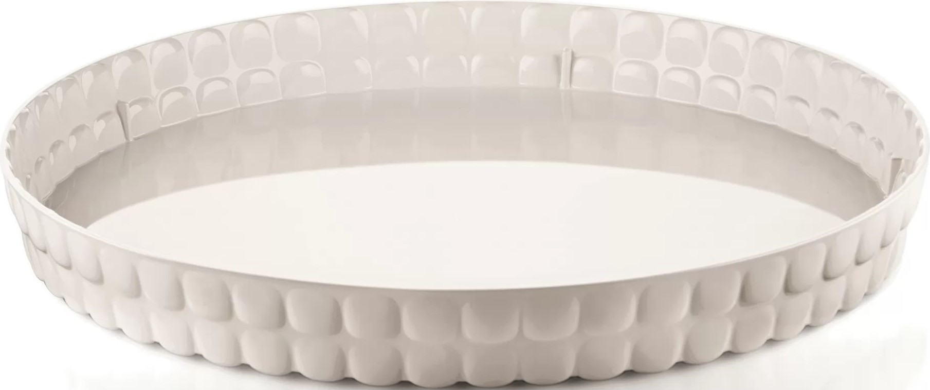 Taca do serwowania Tiffany mlecznobiała