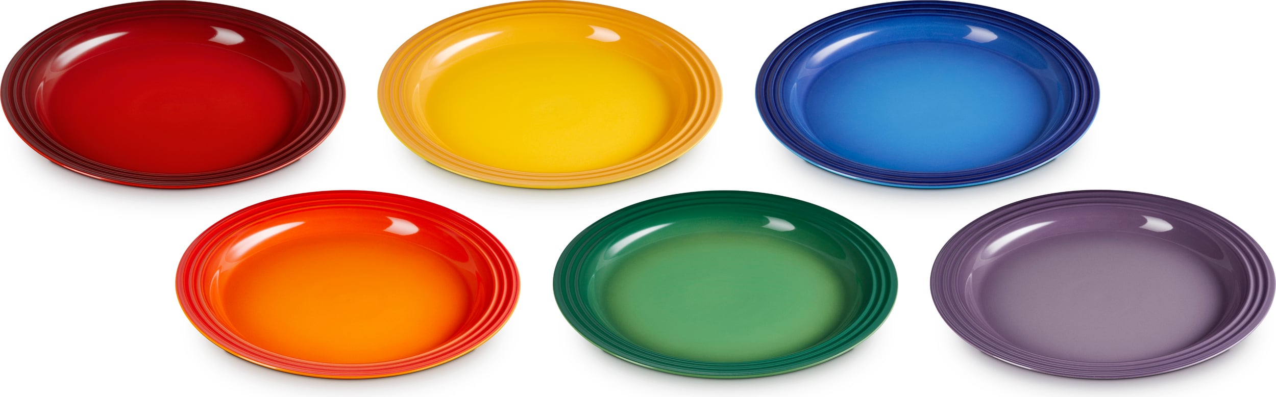 Talerze obiadowe Le Creuset Rainbow 27 cm 6 szt.